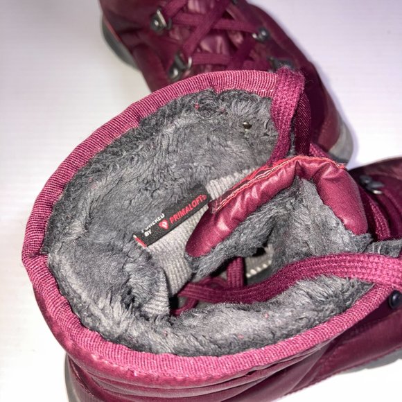 THE NORTH FACE  Primaloft Puffer Boots Women's Sz 5 Purple Grape - Picture 8 of 12